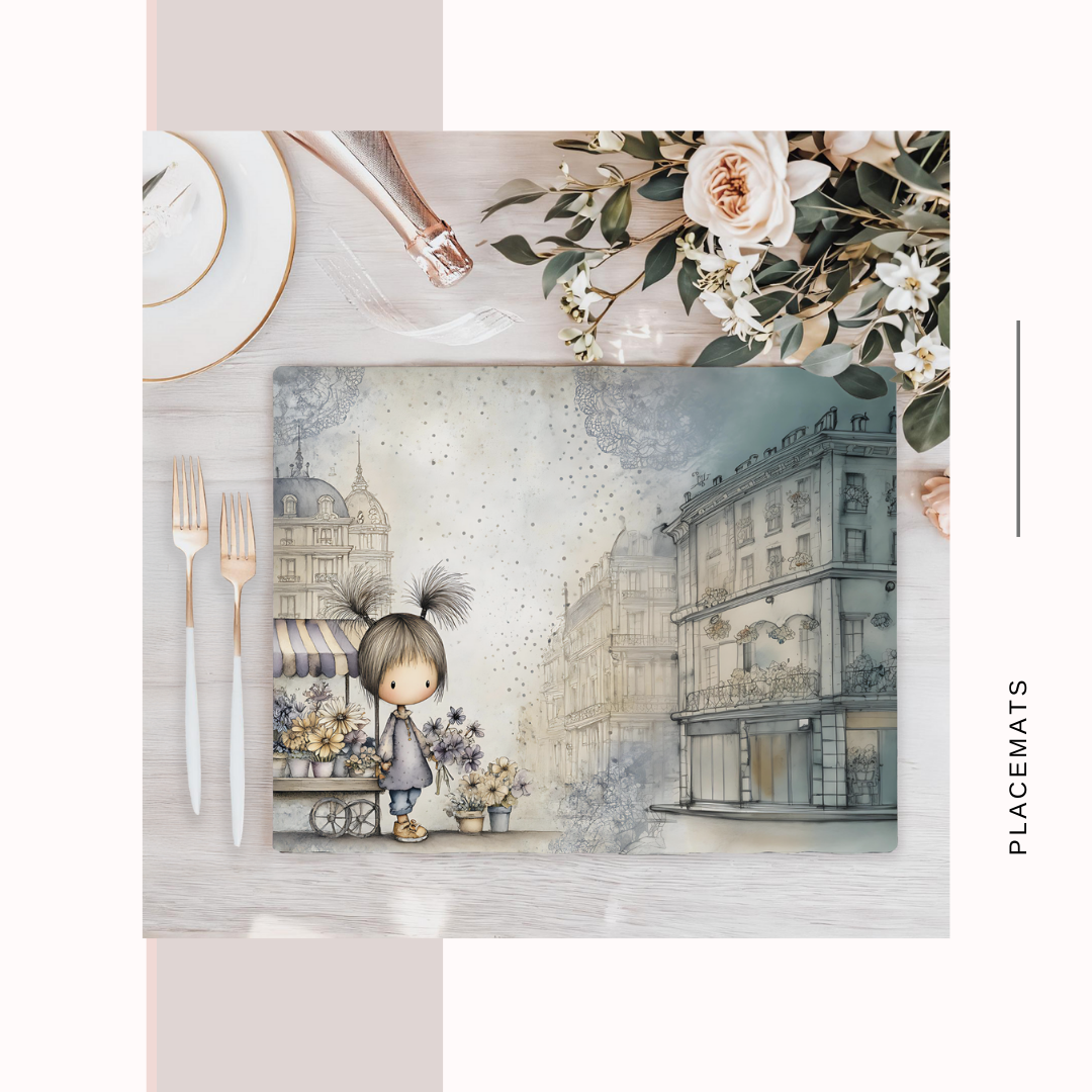 Wooden Placemats – (Set of 6) Paris
