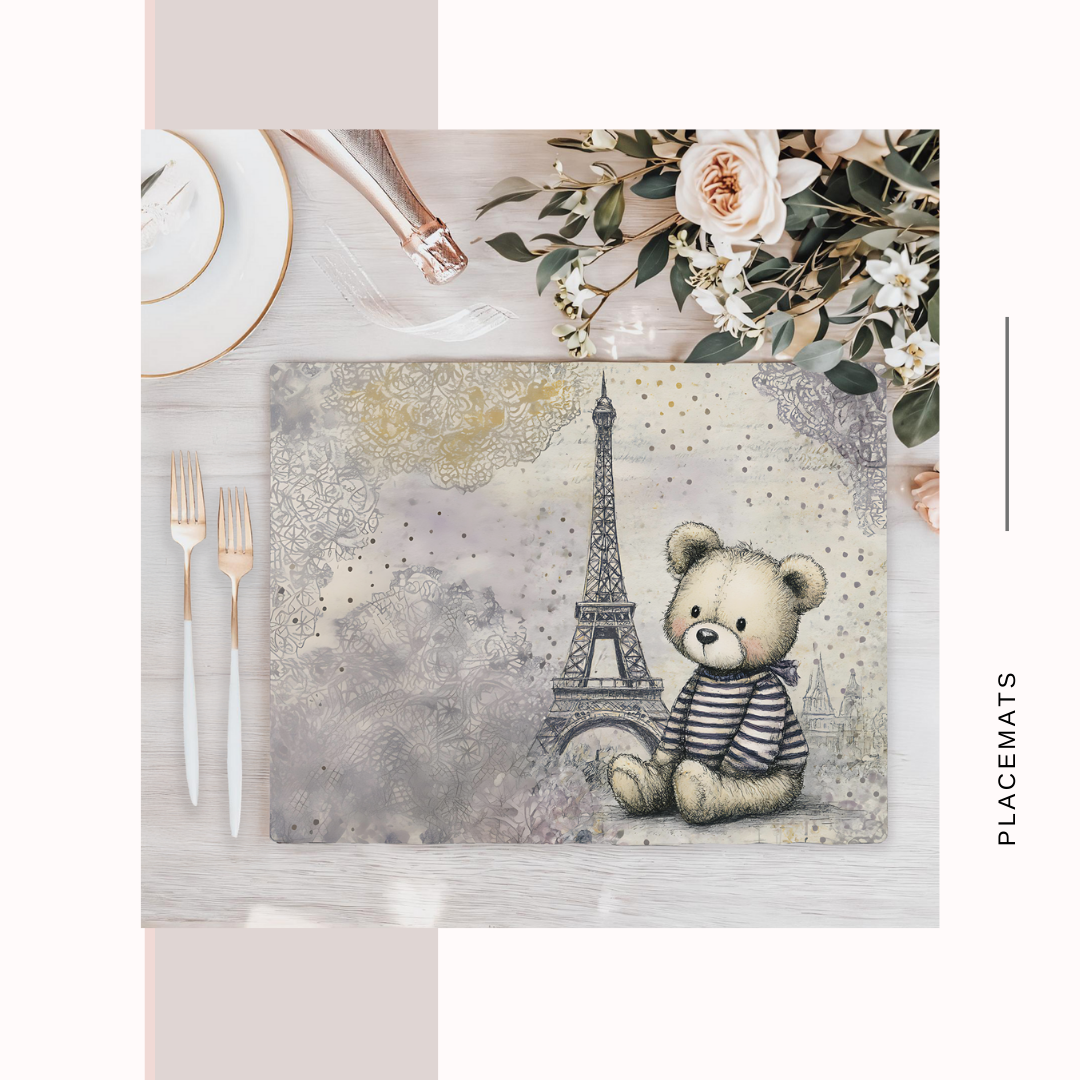 Wooden Placemats – (Set of 6) Paris