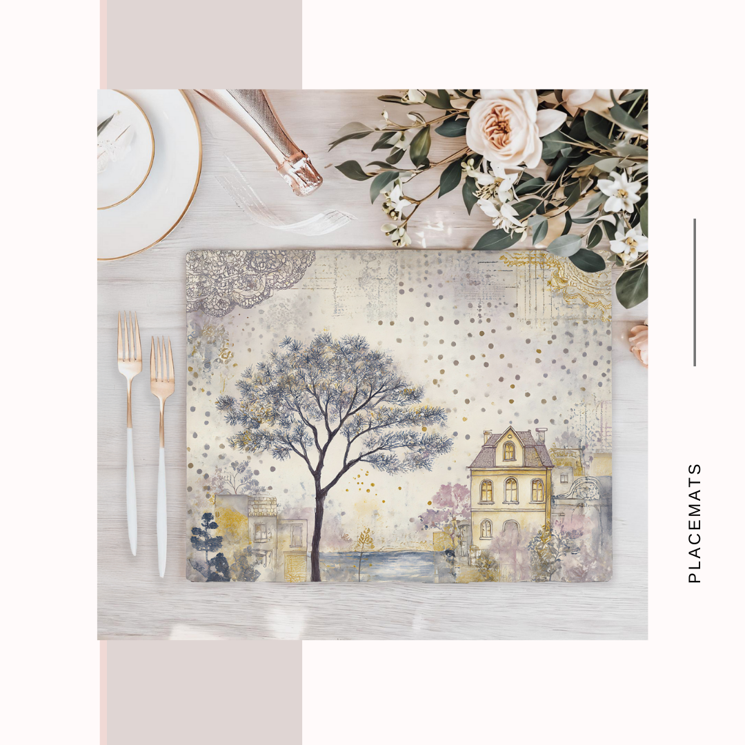 Wooden Placemats – (Set of 6) Paris