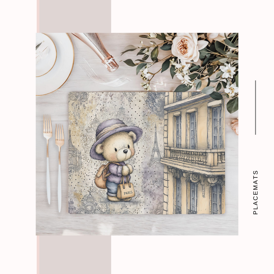 Wooden Placemats – (Set of 6) Paris