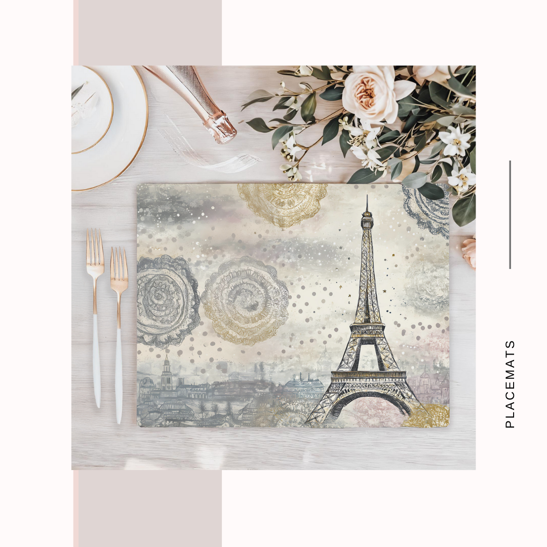 Wooden Placemats – (Set of 6) Paris