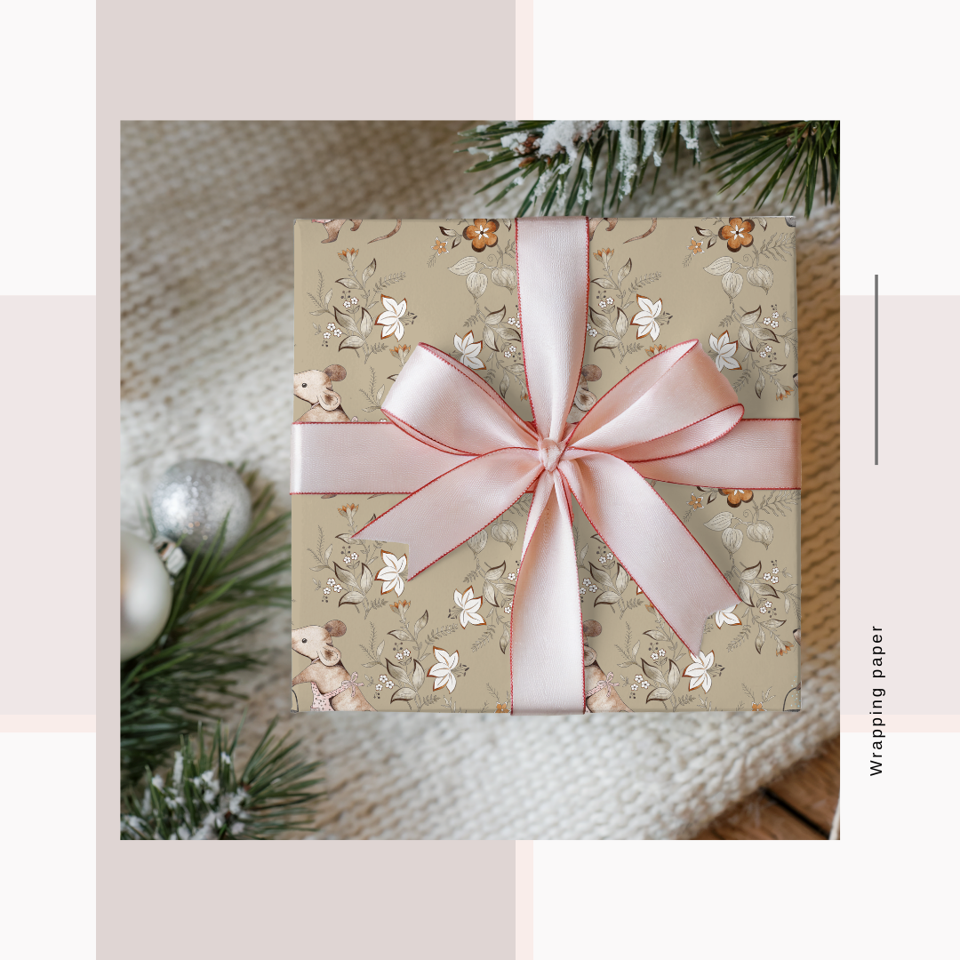 Wrapping Paper Nursery Print