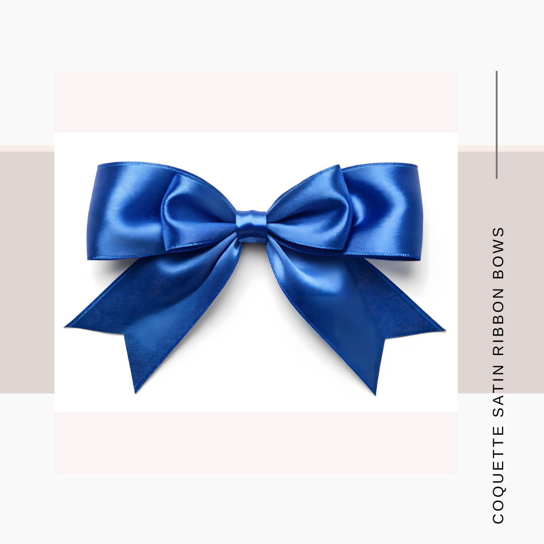 Satin Coquette Bows – Set of 12