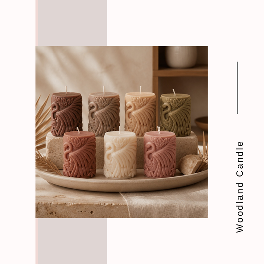 Woodland Whispers Bird Candles