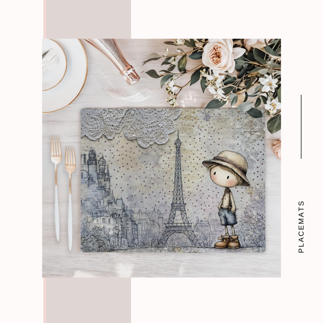 Wooden Placemats – (Set of 6) Paris