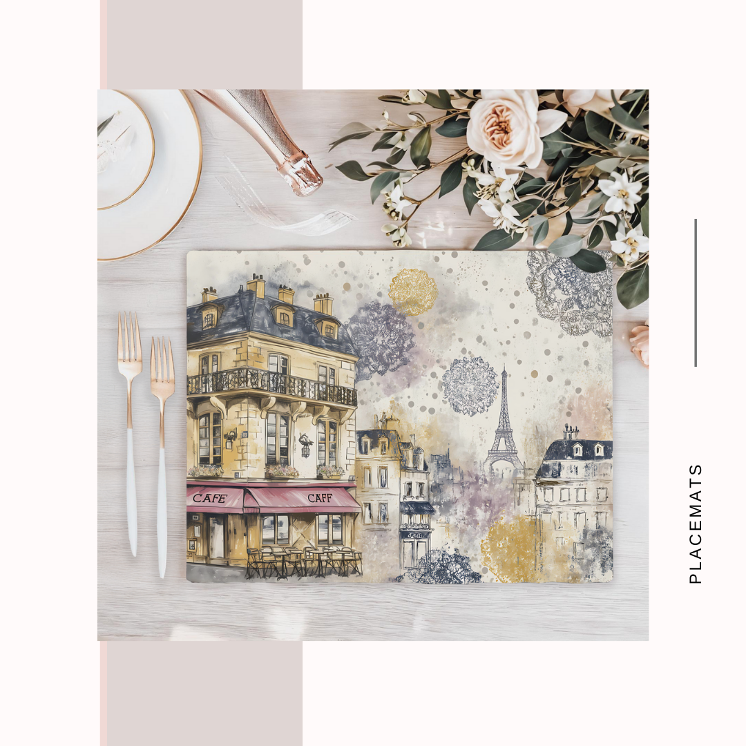 Wooden Placemats – (Set of 6) Paris