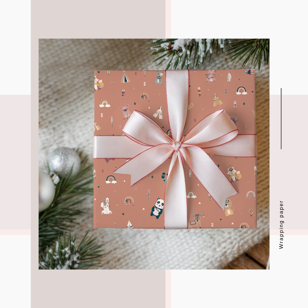 Wrapping Paper Nursery Print