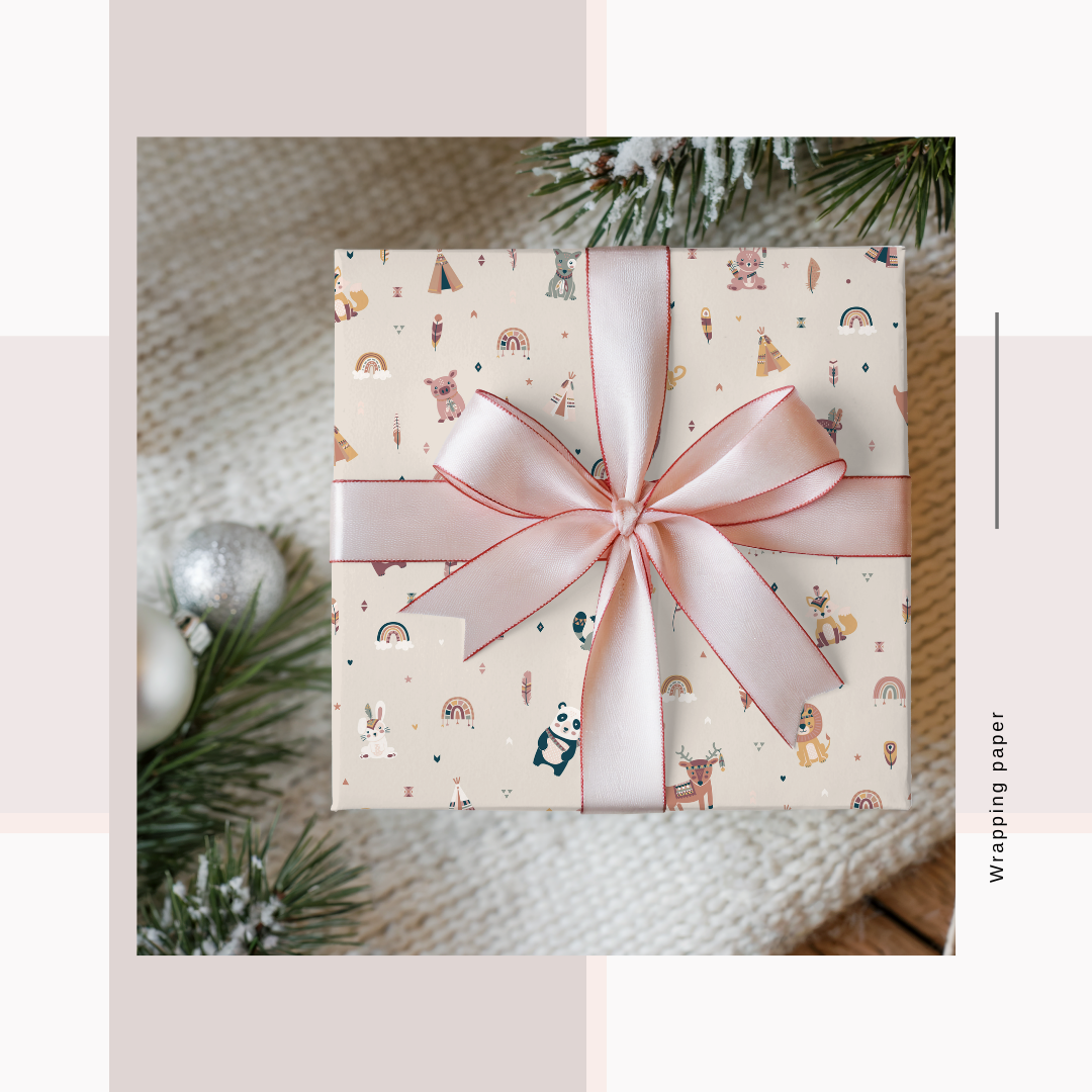 Wrapping Paper Nursery Print