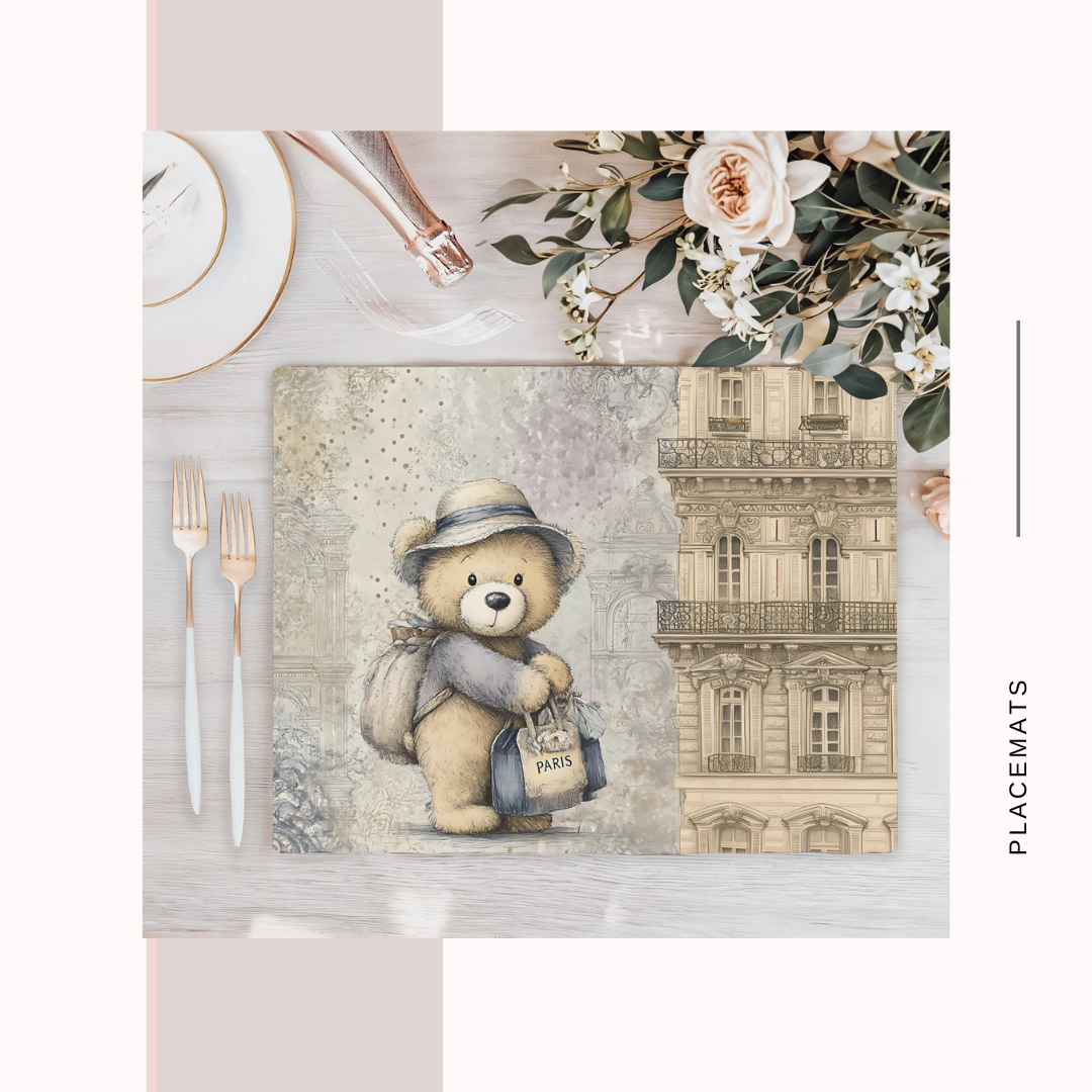 Wooden Placemats – (Set of 6) Paris