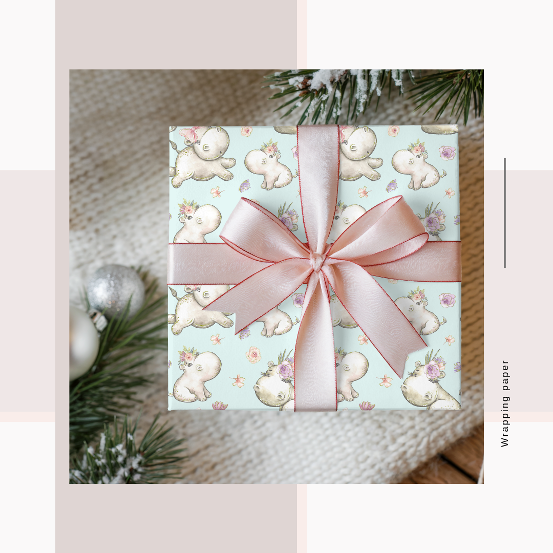Wrapping Paper Nursery Print