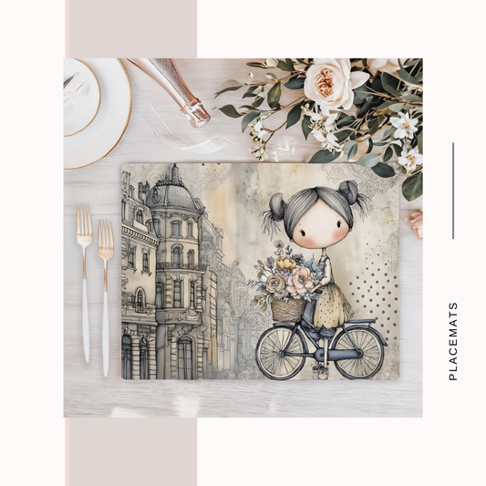 Wooden Placemats – (Set of 6) Paris