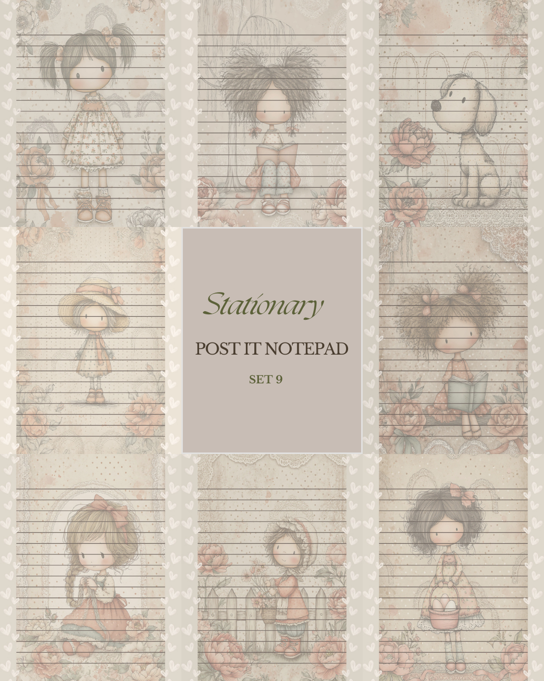 Illustrated Notepads (Set of 6)