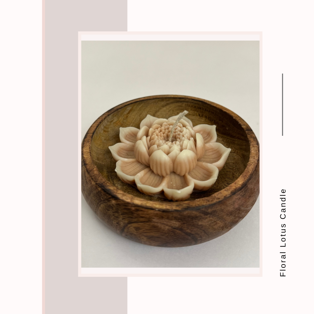 Floral Lotus Candle