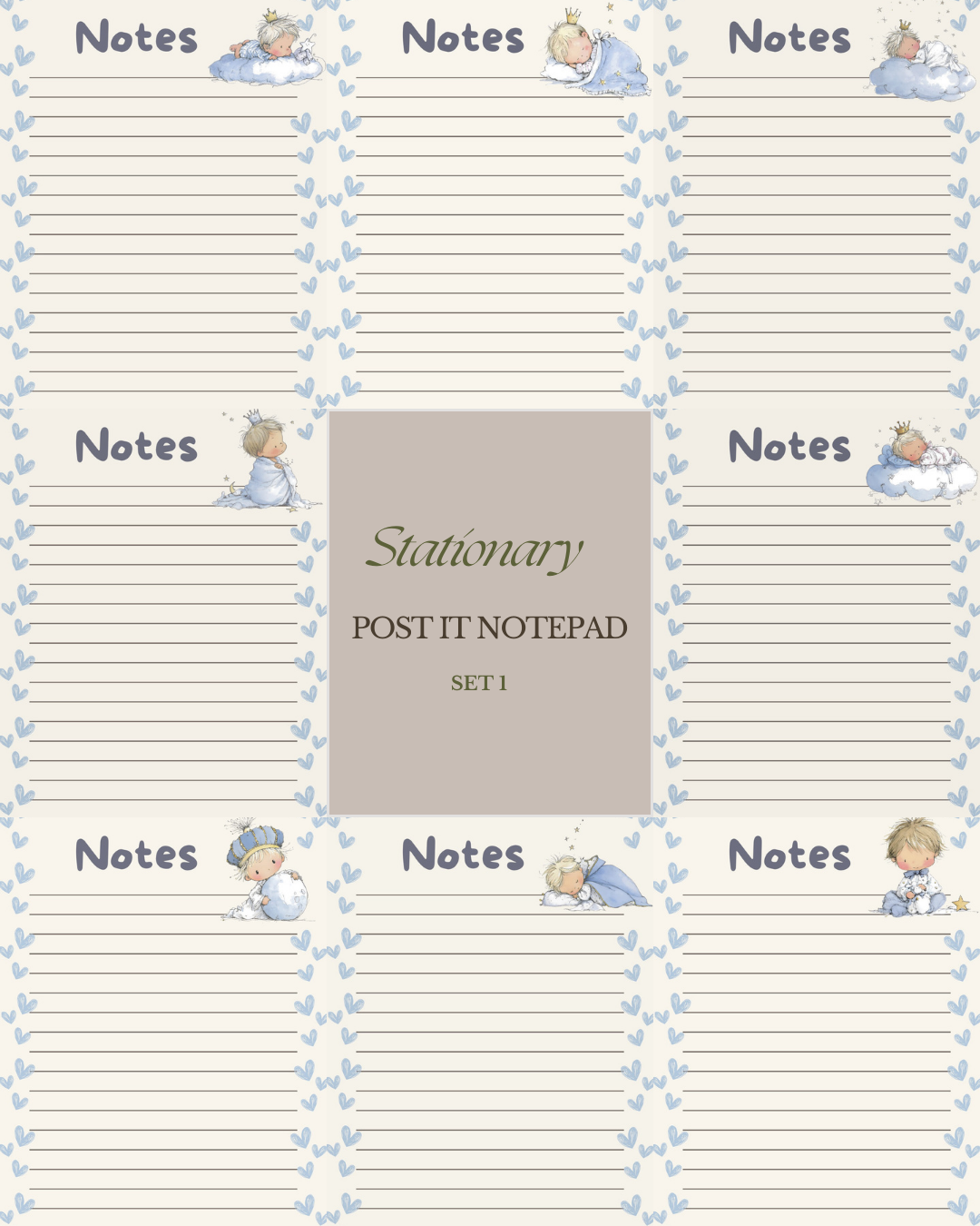 Illustrated Notepads (Set of 6)