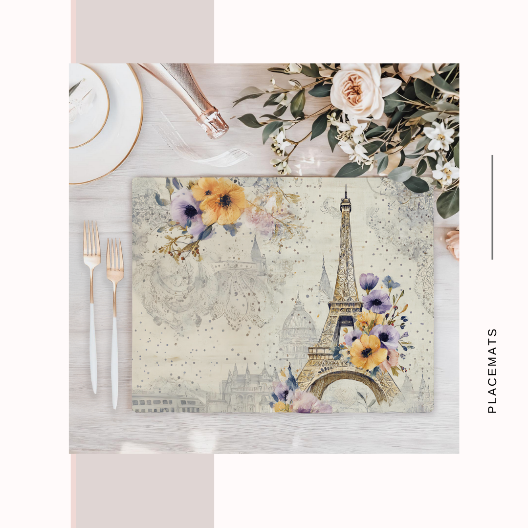 Wooden Placemats – (Set of 6) Paris