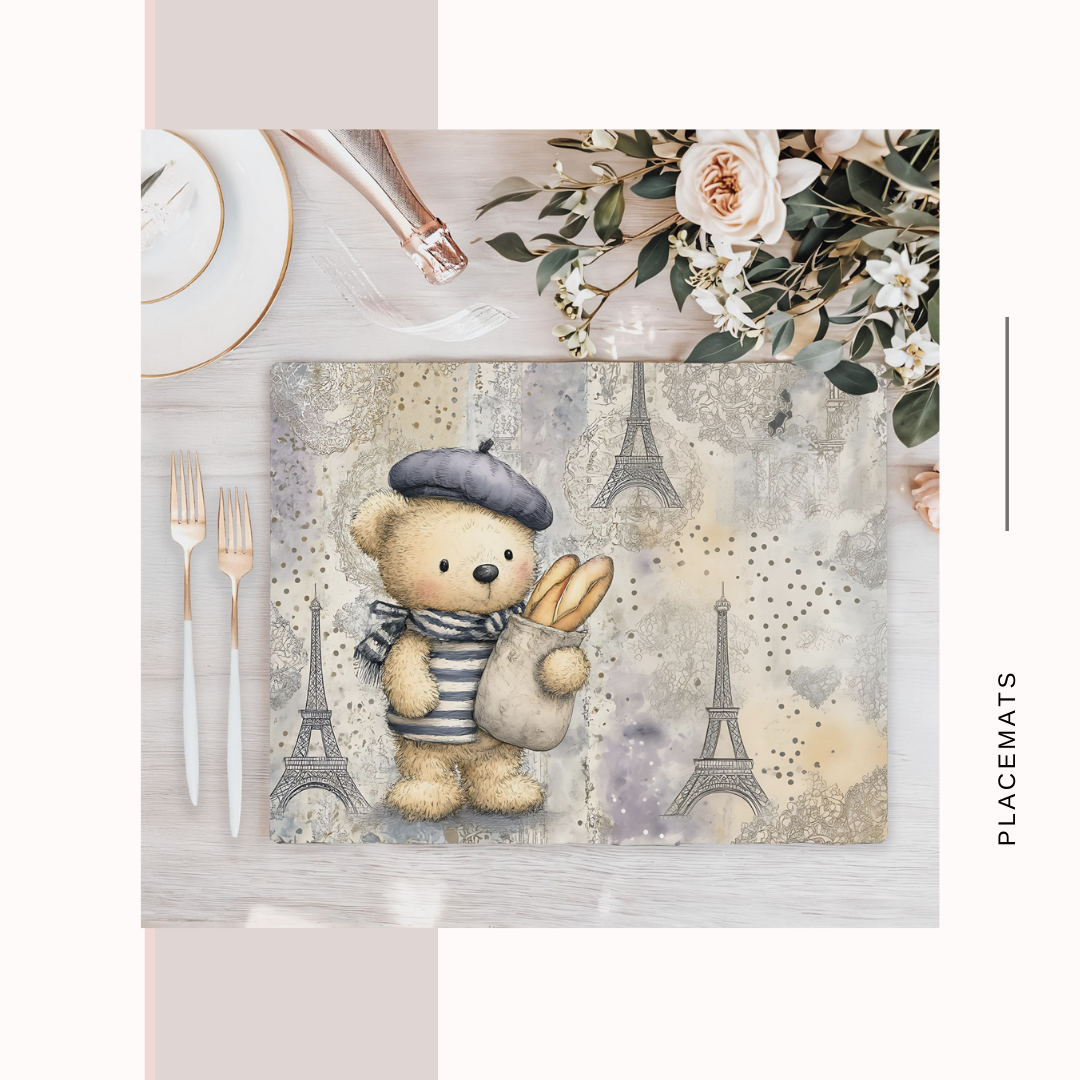 Wooden Placemats – (Set of 6) Paris