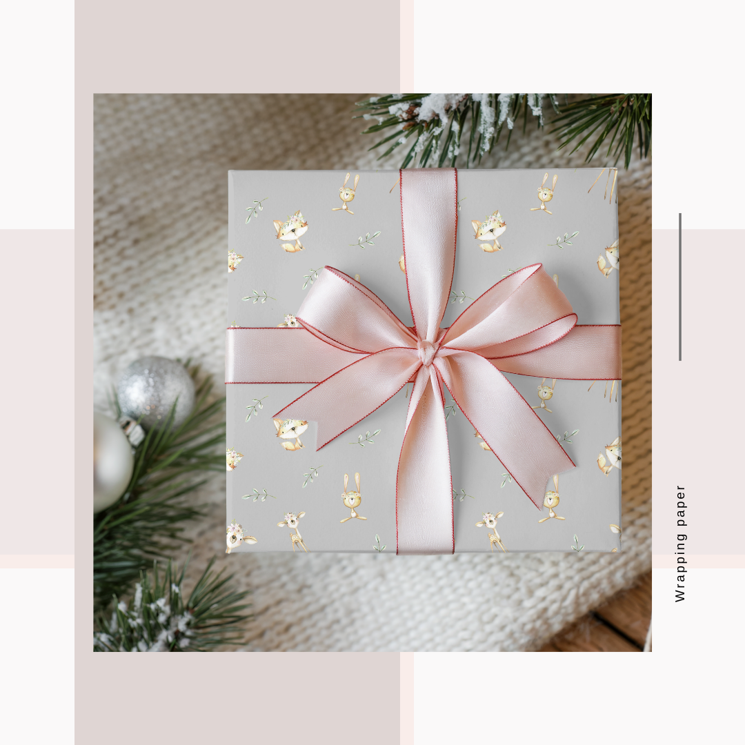 Wrapping Paper Nursery Print