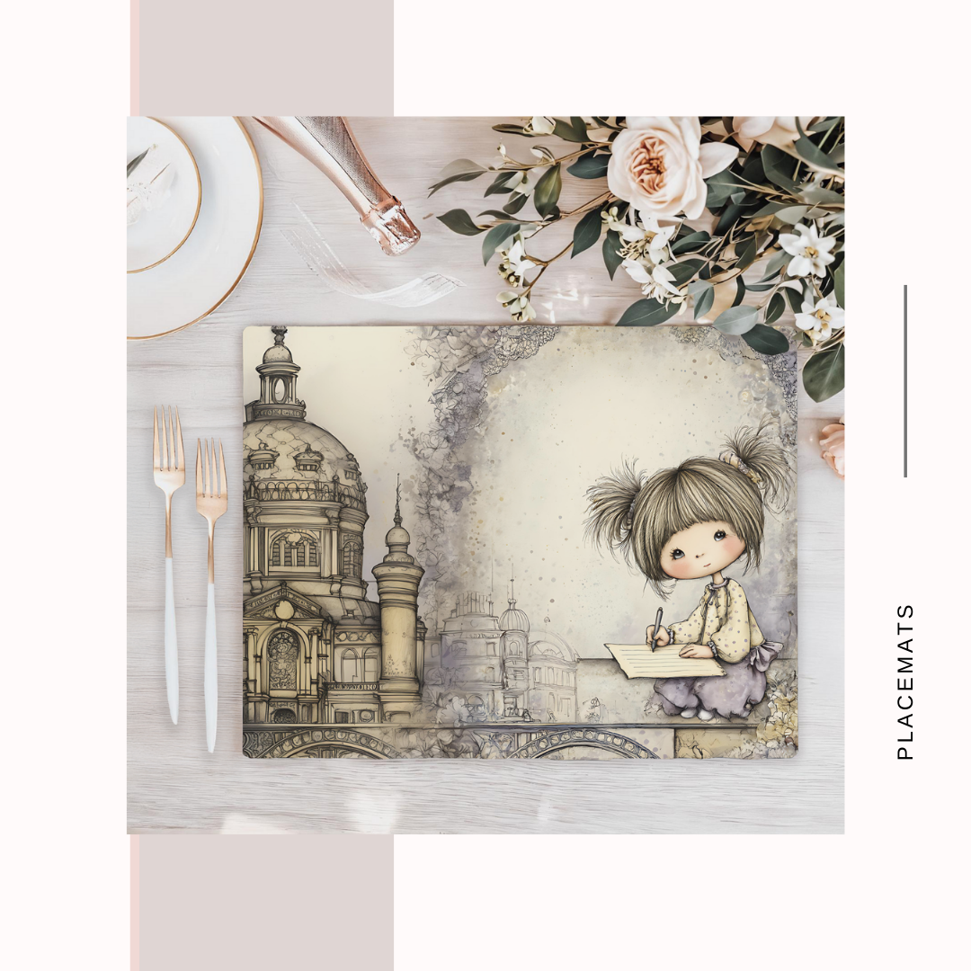 Wooden Placemats – (Set of 6) Paris