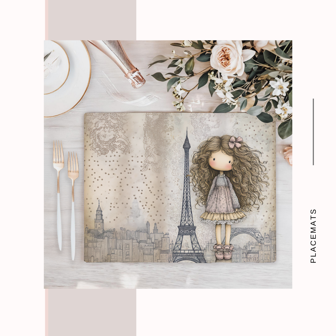 Wooden Placemats – (Set of 6) Paris
