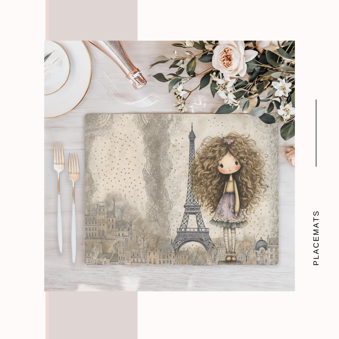 Wooden Placemats – (Set of 6) Paris