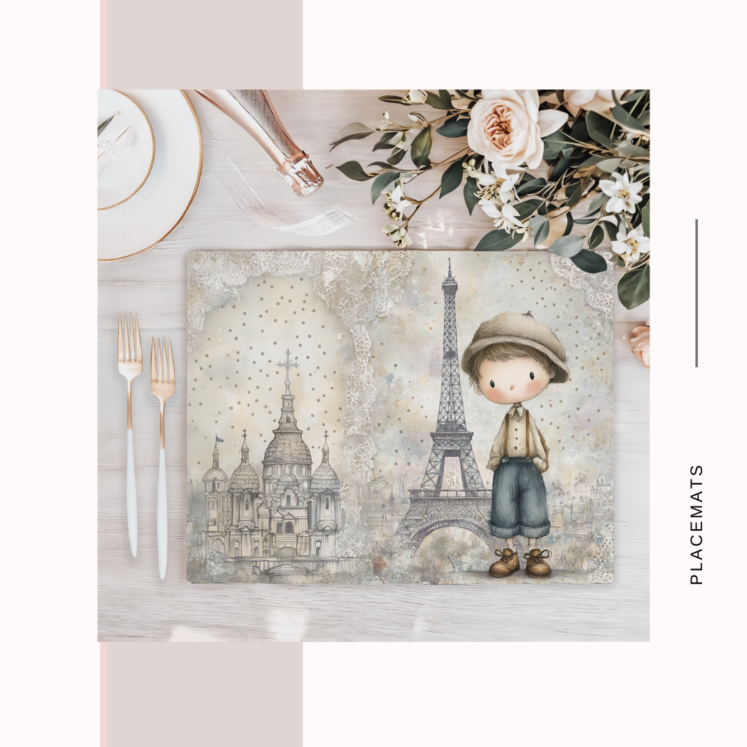 Wooden Placemats – (Set of 6) Paris