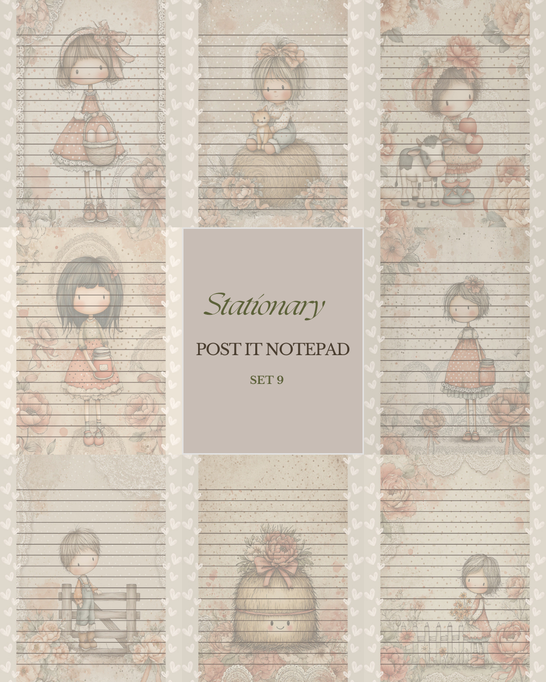 Illustrated Notepads (Set of 6)