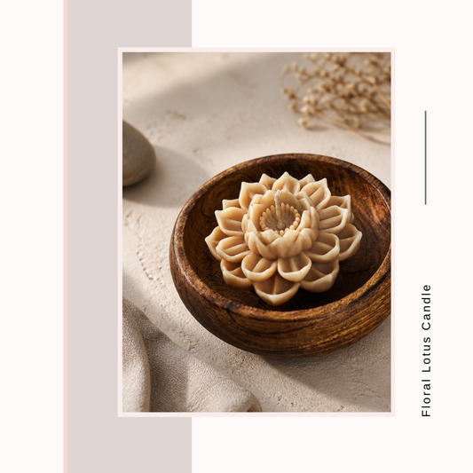 Floral Lotus Candle