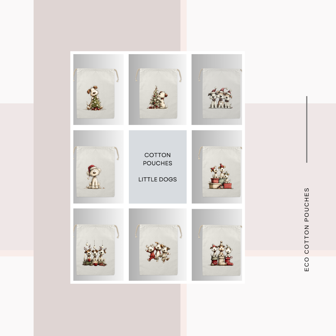 Cotton Cloth Dog Pouches