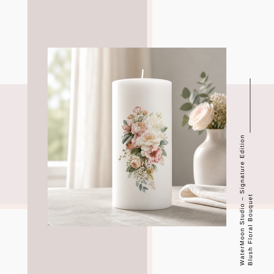WaterMoon Studio – Signature Edition Blush Floral Bouquet