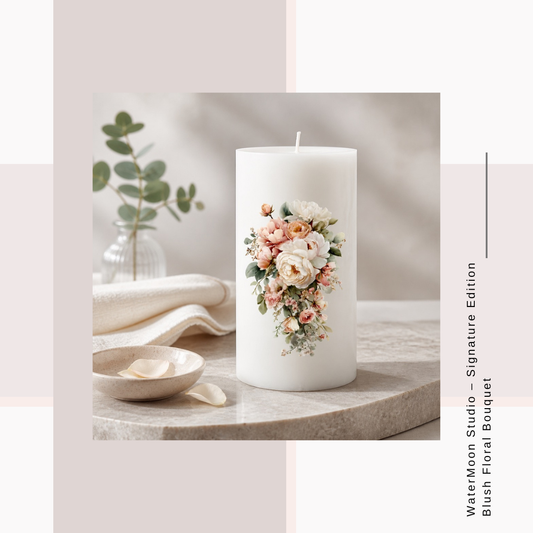 WaterMoon Studio – Signature Edition Blush Floral Bouquet