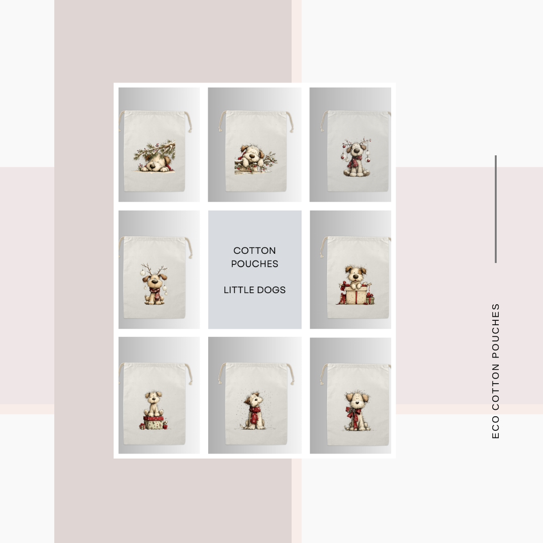 Cotton Cloth Dog Pouches