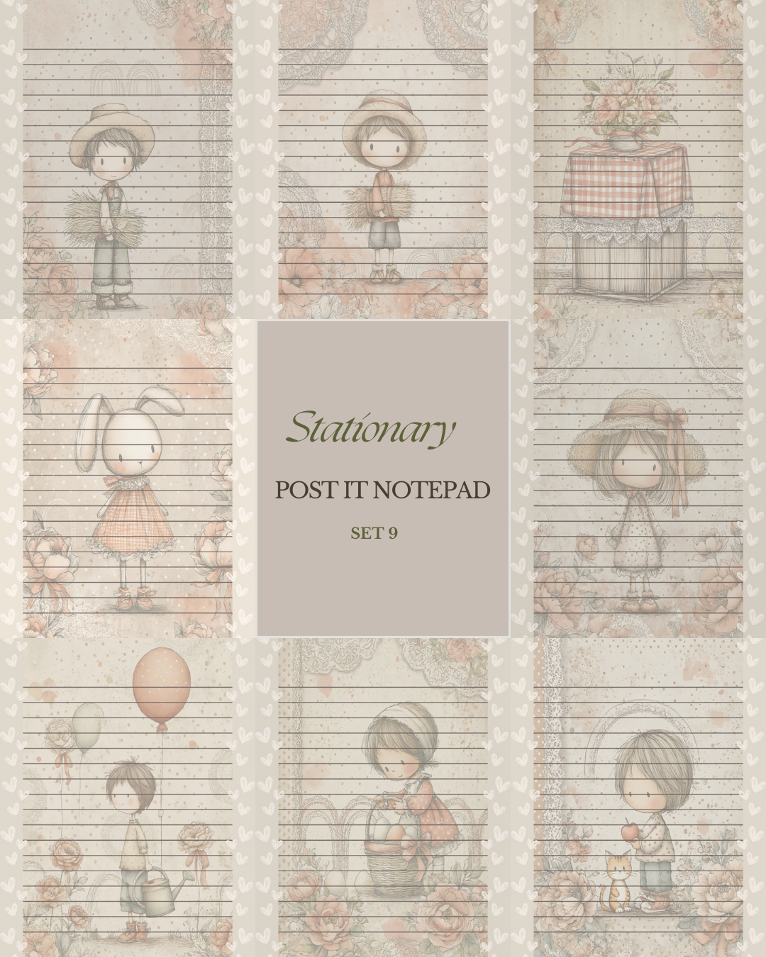 Illustrated Notepads (Set of 6)