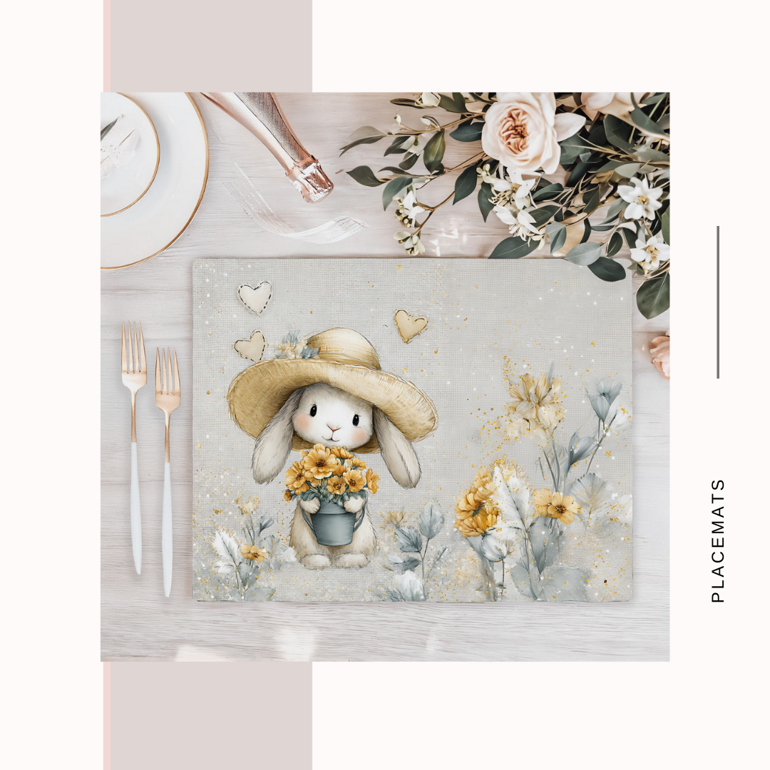 Wooden Placemats – (Set of 6) Green House