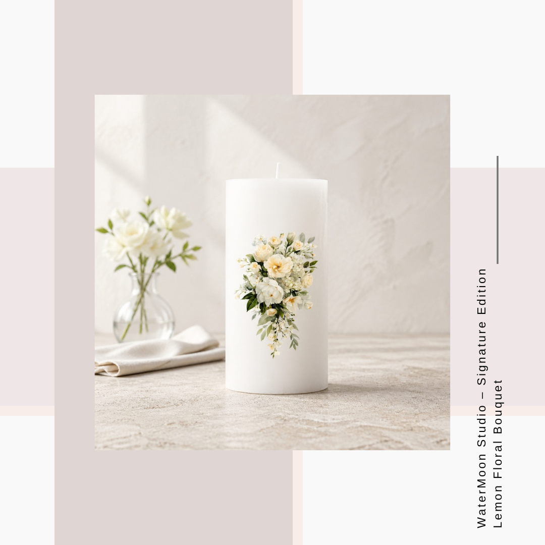 WaterMoon Studio – Signature Edition Lemon Floral Bouquet
