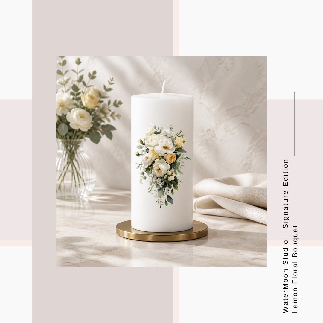 WaterMoon Studio – Signature Edition Lemon Floral Bouquet