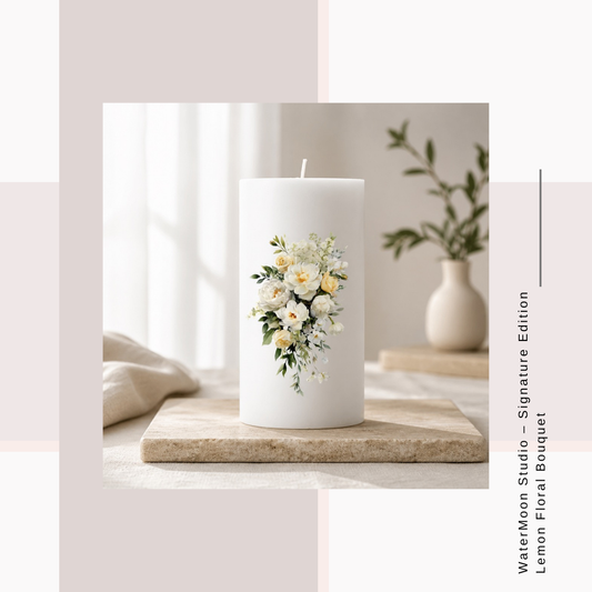 WaterMoon Studio – Signature Edition Lemon Floral Bouquet