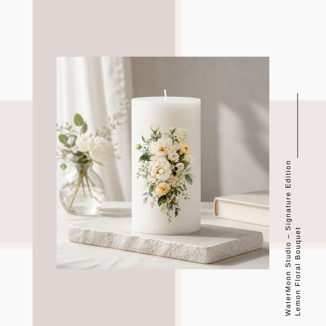 WaterMoon Studio – Signature Edition Lemon Floral Bouquet