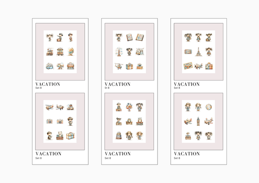 Sticker Sheets Vacation