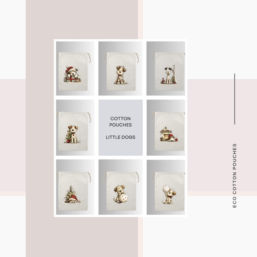 Cotton Cloth Dog Pouches