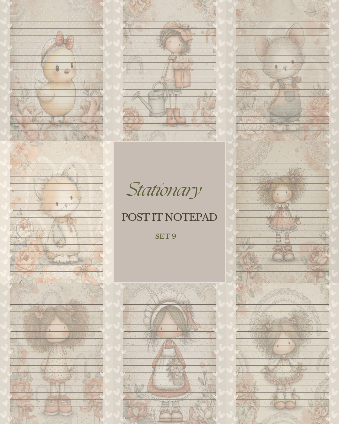 Illustrated Notepads (Set of 6)