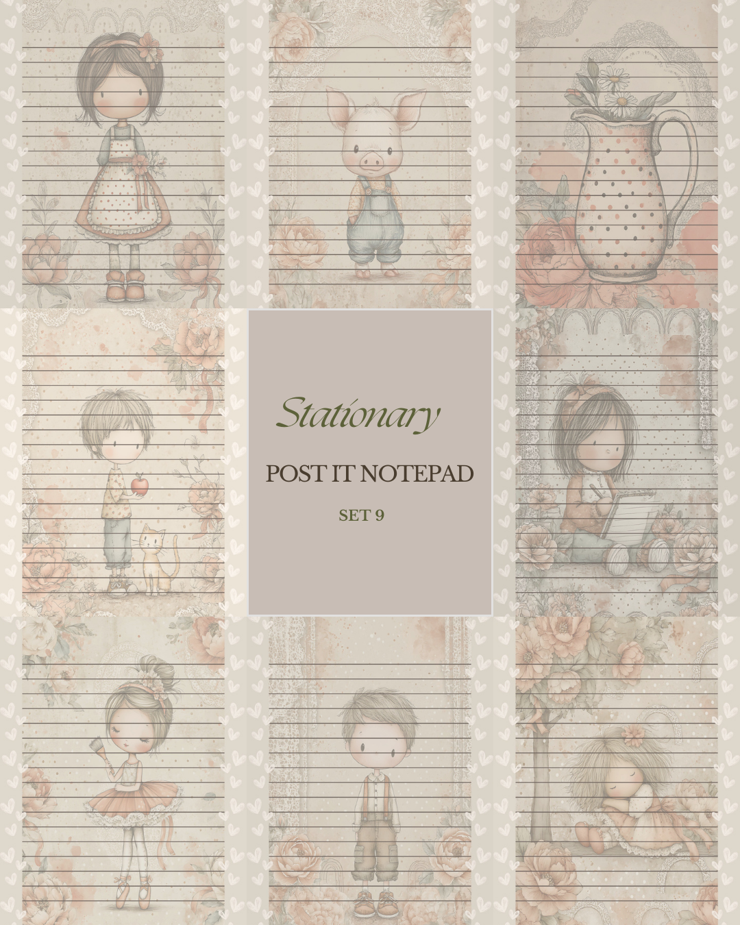 Illustrated Notepads (Set of 6)