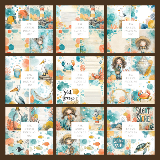 Illustrated Junk Journal Pages Medical Staff