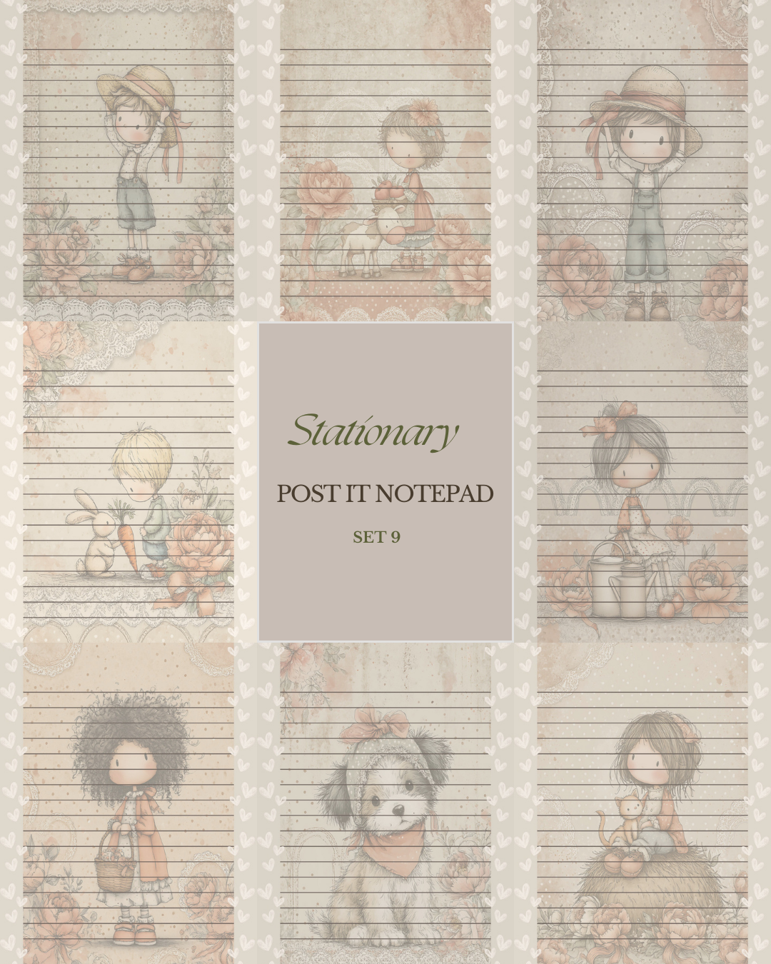 Illustrated Notepads (Set of 6)