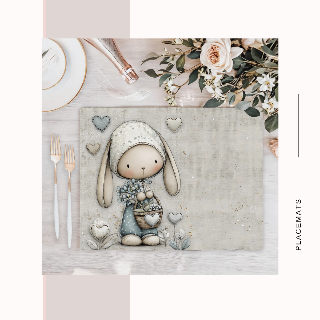 Wooden Placemats – (Set of 6) Green House