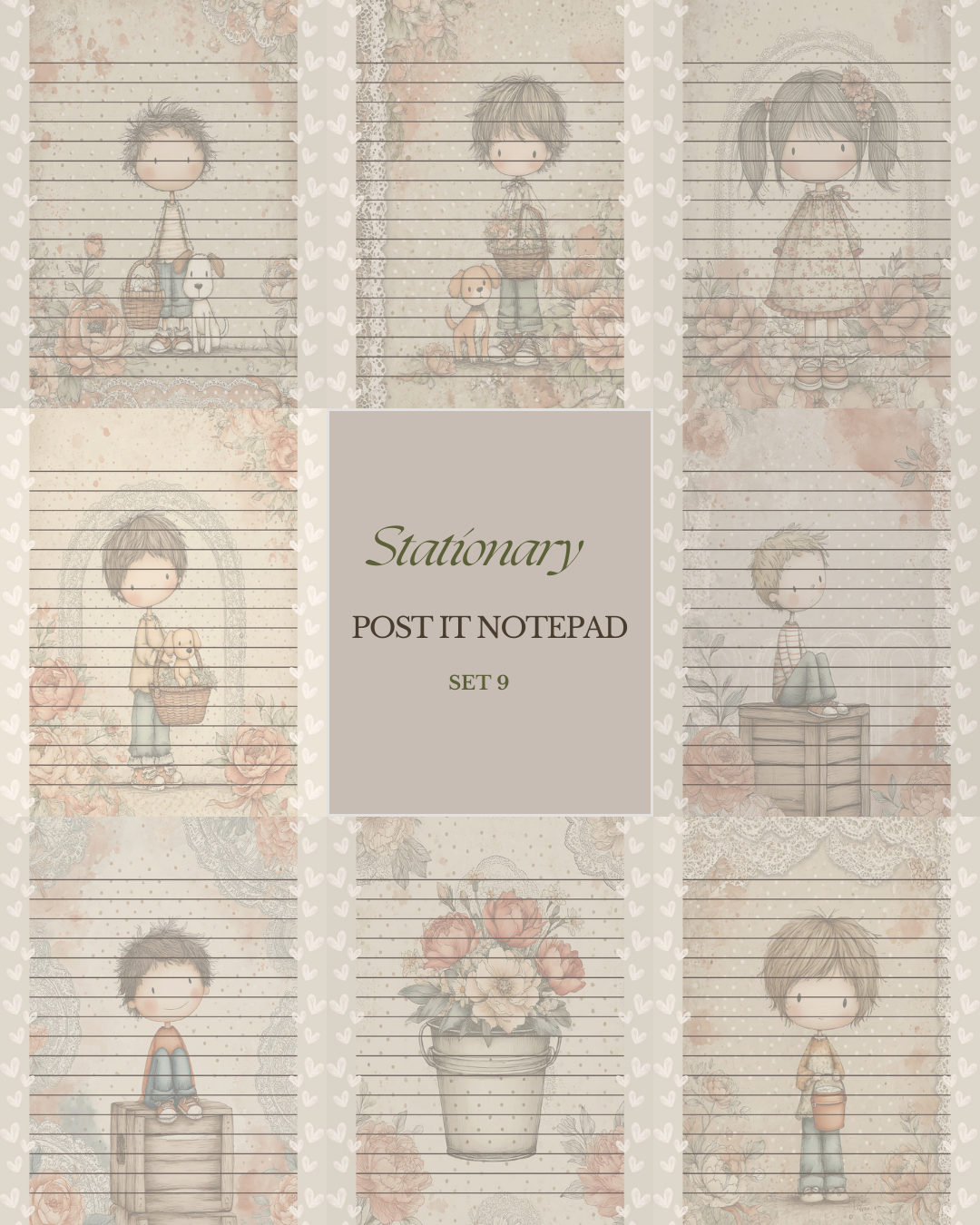 Illustrated Notepads (Set of 6)