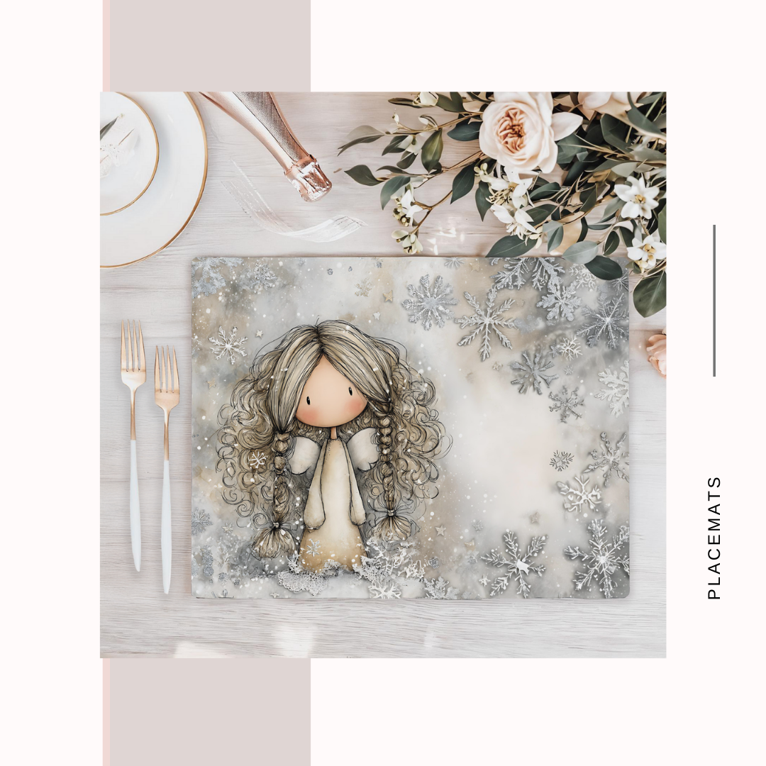 Wooden Placemats – (Set of 6) Winter Wonderland