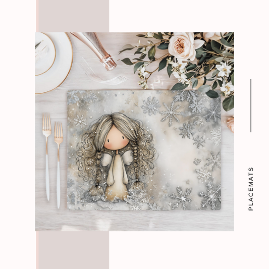 Wooden Placemats – (Set of 6) Winter Wonderland