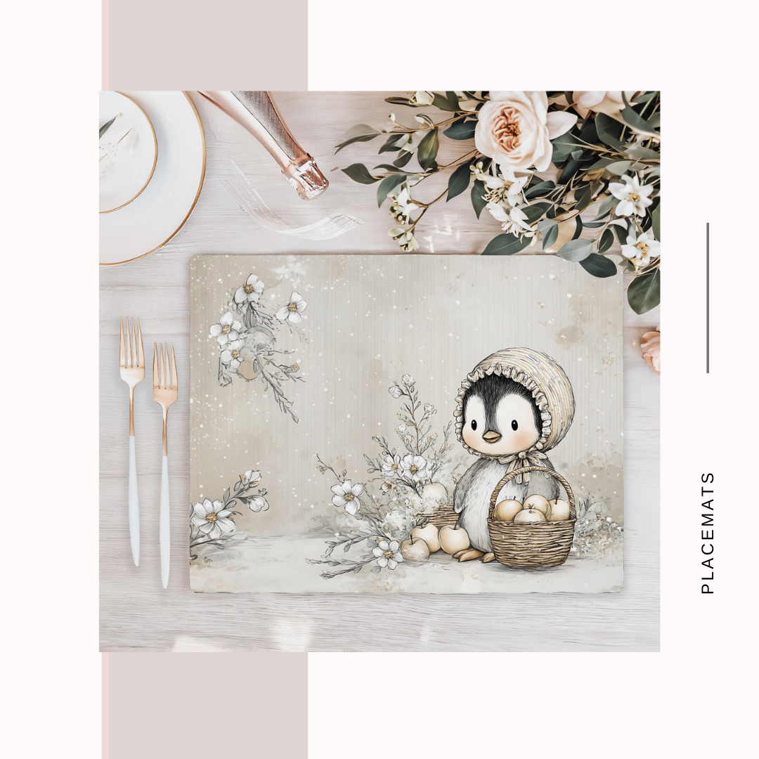Wooden Placemats – (Set of 6) Winter / Xmas