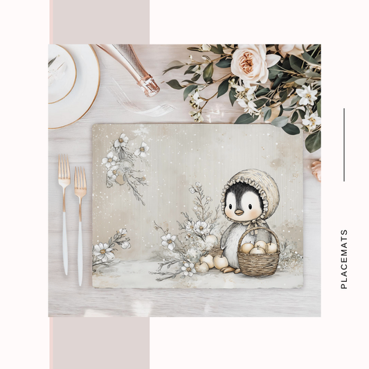 Wooden Placemats – (Set of 6) Winter / Xmas