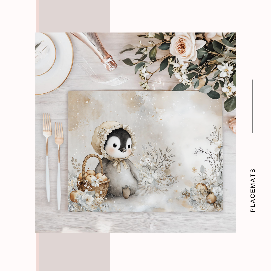 Wooden Placemats – (Set of 6) Winter / Xmas